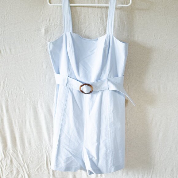 Love Bonito Light Blue Romper - Picture 1 of 2